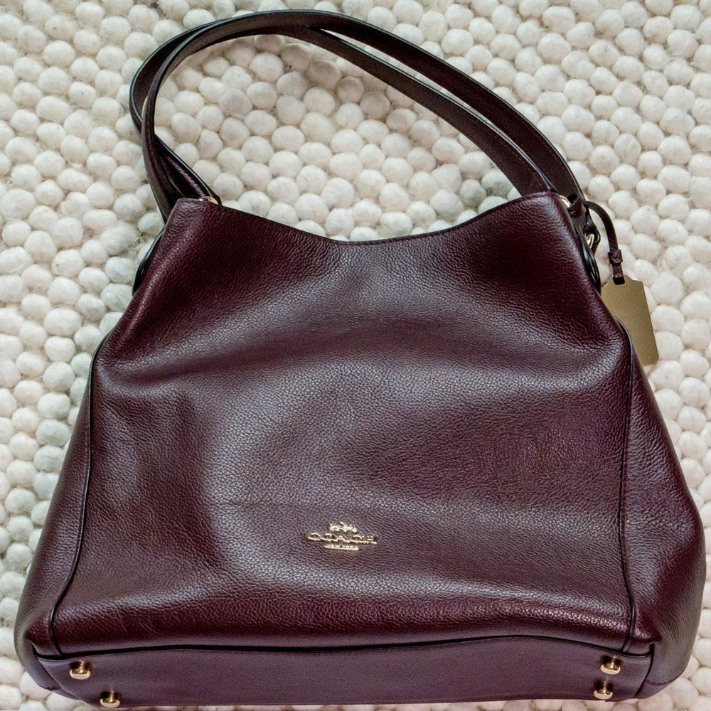 Gorgeous Coach Purse - Polished Pebble Leather Edie 31 Shoulder Bag